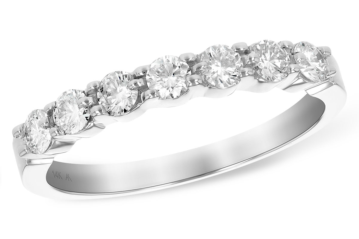 A129-33362: LDS DIA WED RG .50 TW (7 STONES)