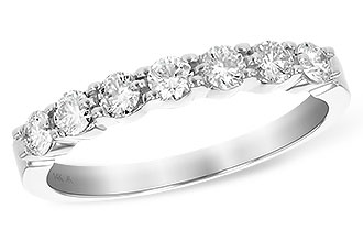 A129-33362: LDS DIA WED RG .50 TW (7 STONES)