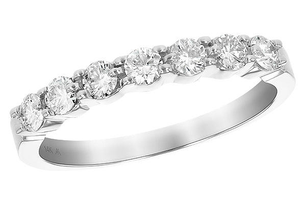 A129-33362: LDS DIA WED RG .50 TW (7 STONES)