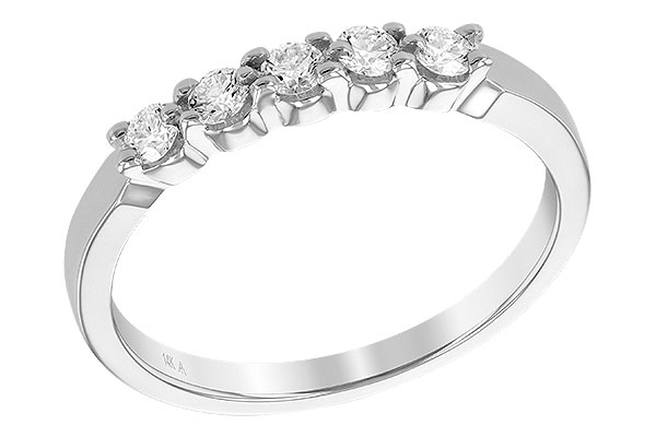 A222-04199: LDS DIA WED RG .25 TW (5 STONES)