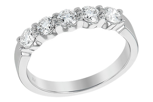 A222-98771: LDS DIA WED RG .75 TW (5 STONES)