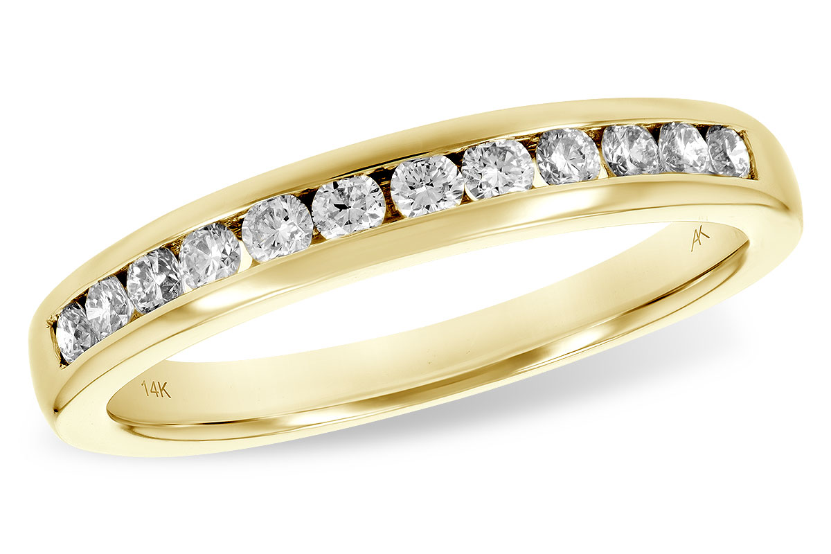 A224-80608: LDS WED RG .33 TW (12 STONES)