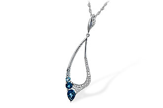 A225-70562: NECK .83 BLUE TOPAZ 1.00 TGW