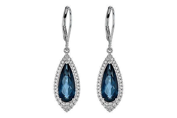 A226-56008: EARR 5.05 LONDON BLUE TOPAZ 5.42 TGW