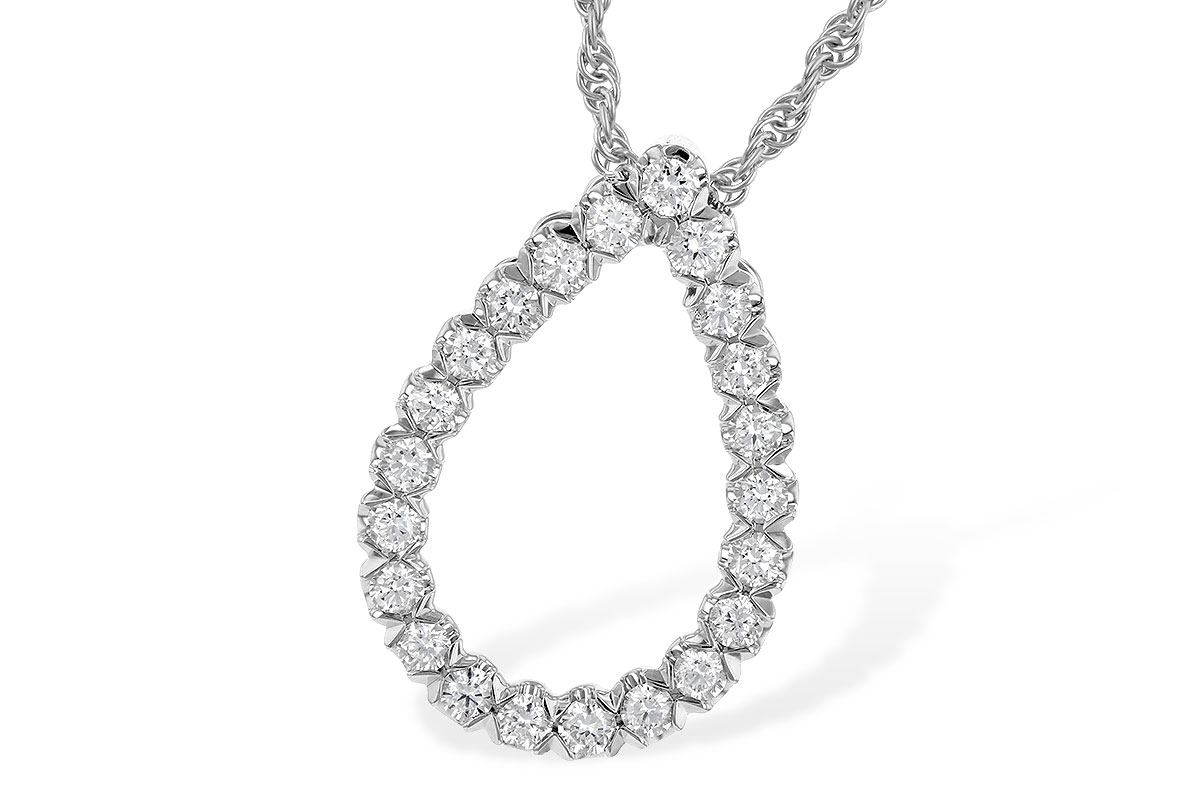 A226-60599: NECKLACE .50 TW