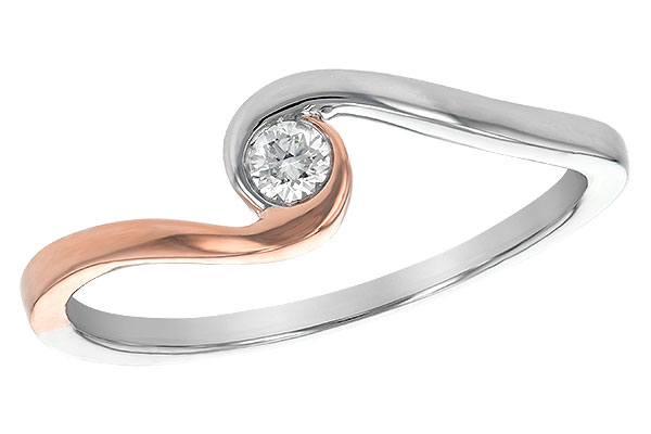 A226-60608: C225-68744 W/ ROSE GOLD TRIM .07 BR