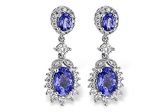 A226-60635: EARR 1.80 TW TANZANITE 2.33 TGW
