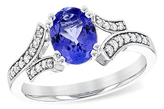 A226-61544: LDS RG 1.15 TANZANITE 1.30 TGW