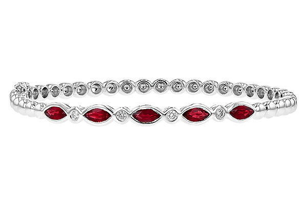 A226-62417: BANGLE 1.50 RUBY 1.63 TGW