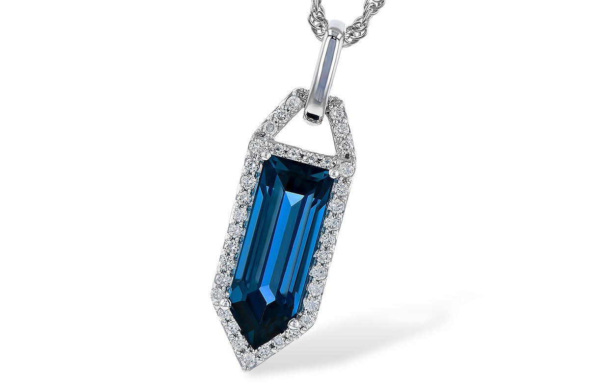 A309-29644: NECK 2.95 LONDON BLUE TOPAZ 3.12 TGW