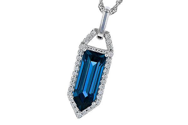 A309-29644: NECK 2.95 LONDON BLUE TOPAZ 3.12 TGW