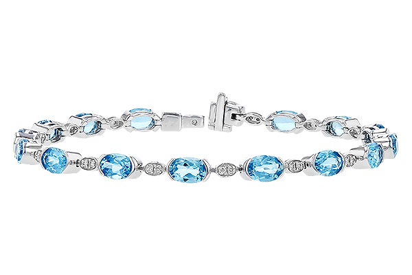 A310-18735: BRACELET 7.80 SWISS BLUE TOPAZ 7.96 TGW