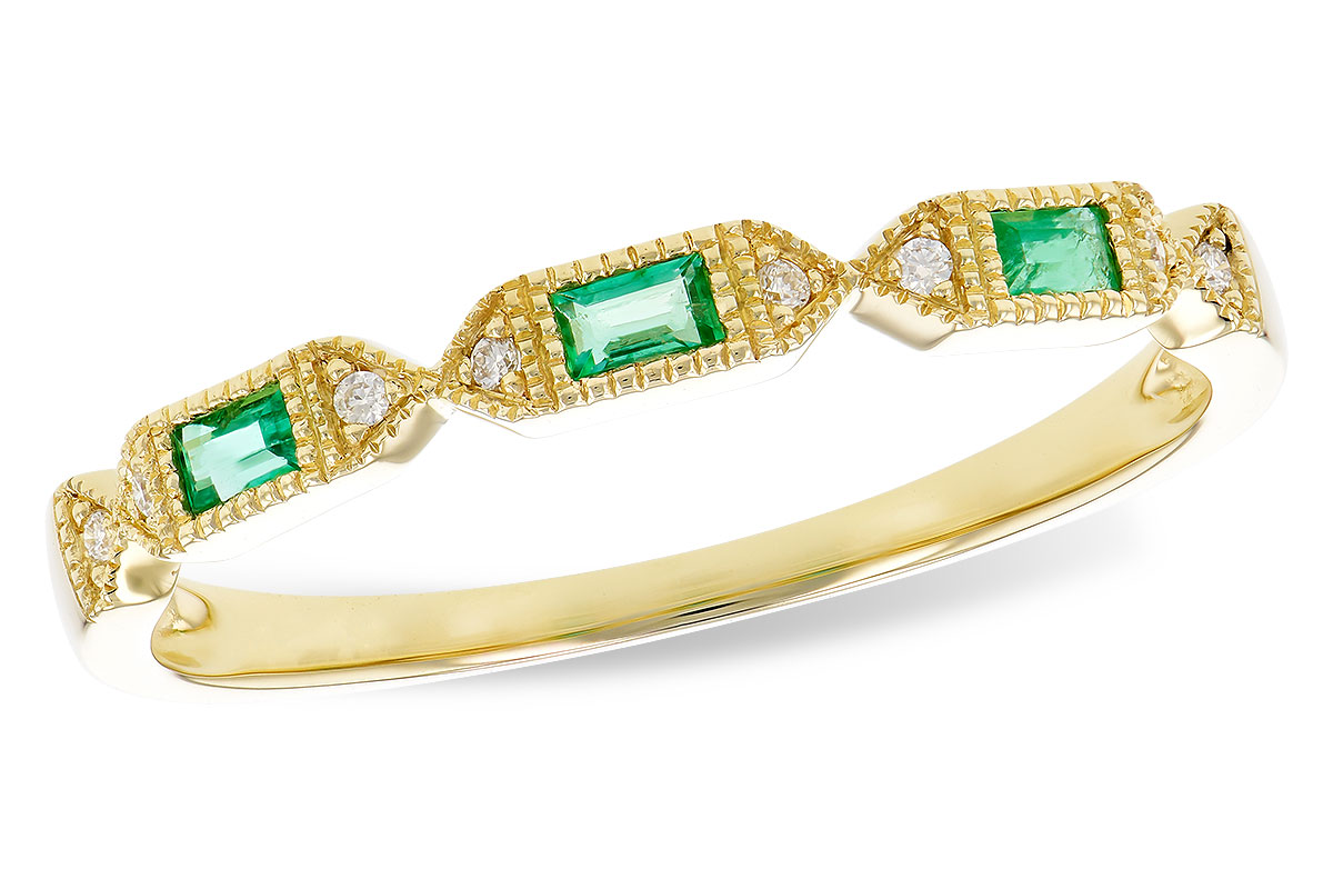 A310-18753: LDS WED RG .10 EMERALD .12 TGW