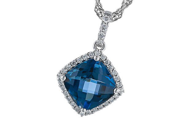 A310-22408: NECK 1.09 LONDON BLUE TOPAZ 1.20 TGW