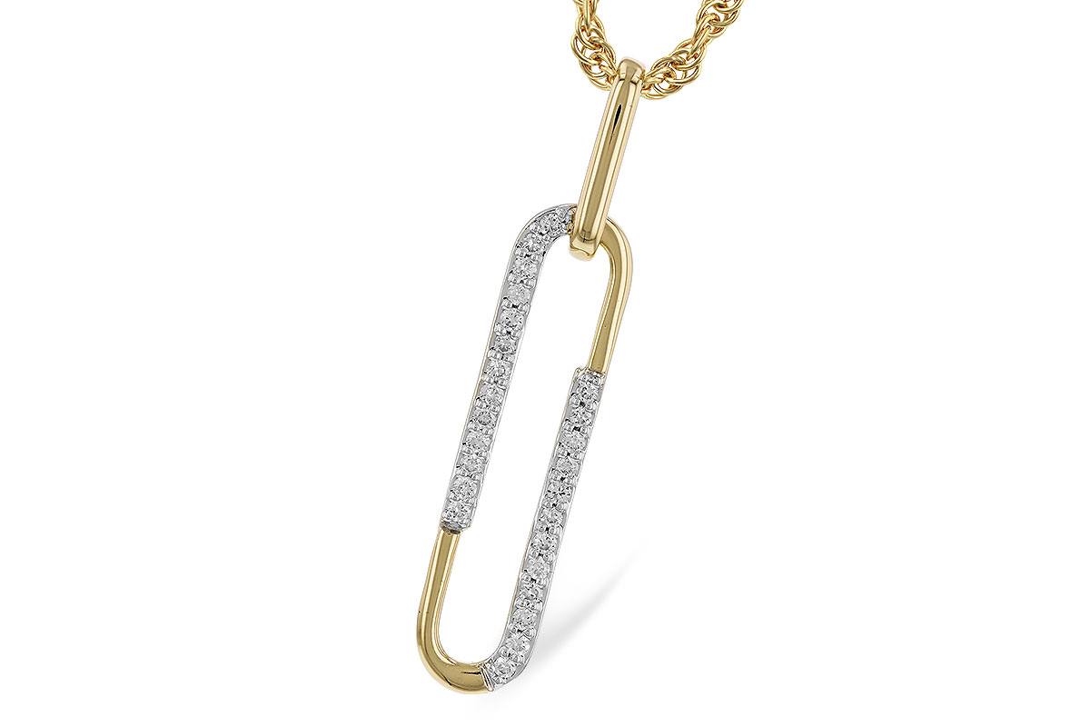 A310-24208: NECKLACE .14 TW