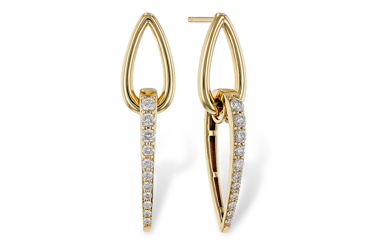 A311-10608: EARRINGS .75 TW
