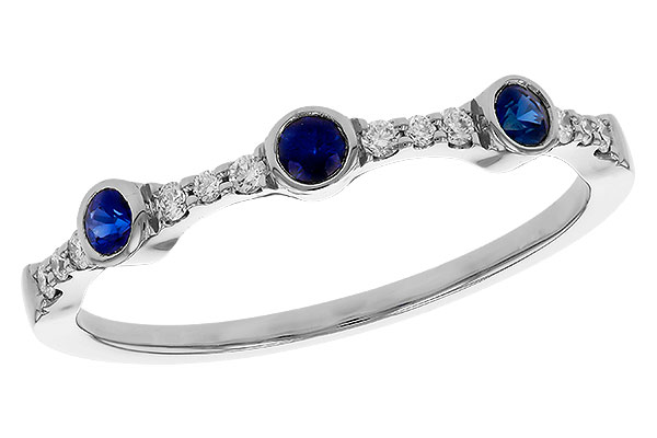 A311-12408: LDS WED RG .16 SAPPHIRE .25 TGW