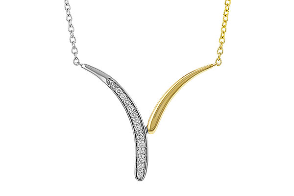 A311-14253: NECKLACE .12 TW (18")