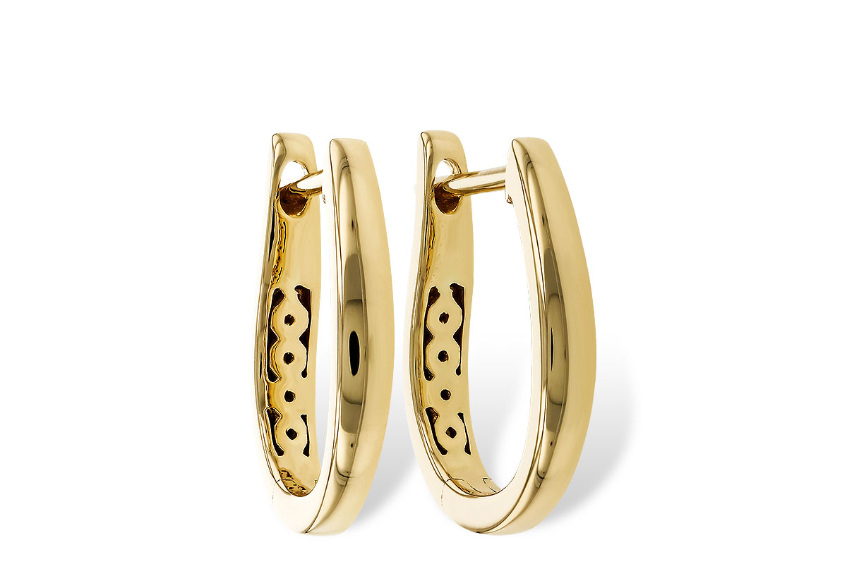 A311-15162: GOLD EARRINGS (15MM)