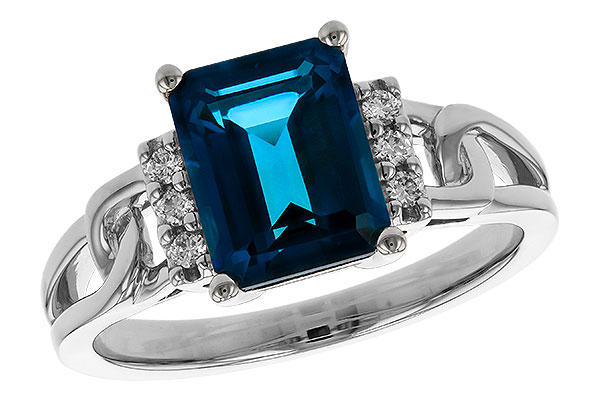 A311-16026: LDS RG 2.42 LONDON BLUE TOPAZ 2.50 TGW (9x7MM LBT)