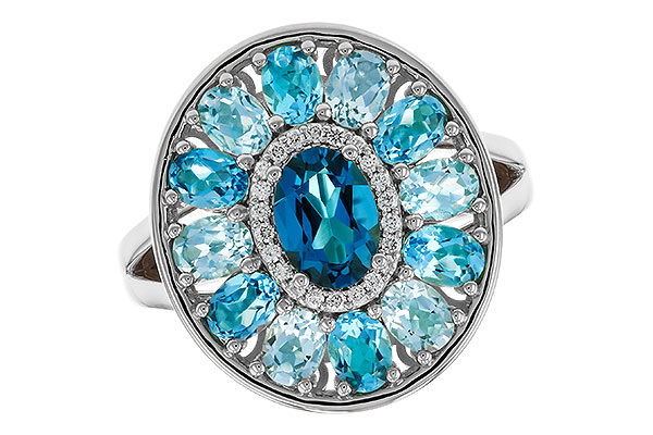 A311-16071: LDS RG 3.02 TW BLUE TOPAZ 3.10 TGW (7x5MM LBT CTR)