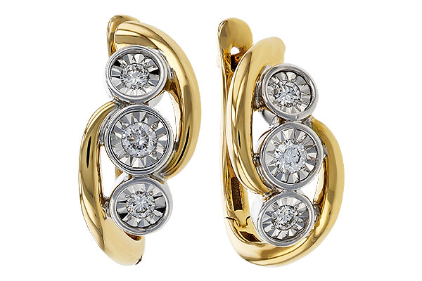A311-16926: EARRINGS .25 TW
