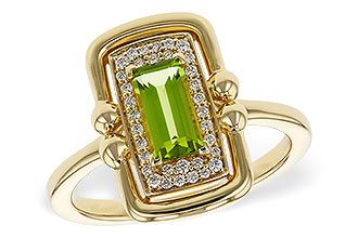 A311-17835: LDS RG .72 PERIDOT .84 TGW (8x4MM PER)