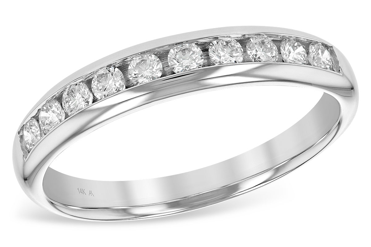 B129-33344: LDS WED RG .32 TW (10 STONES)