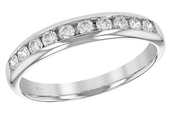 B129-33344: LDS WED RG .32 TW (10 STONES)