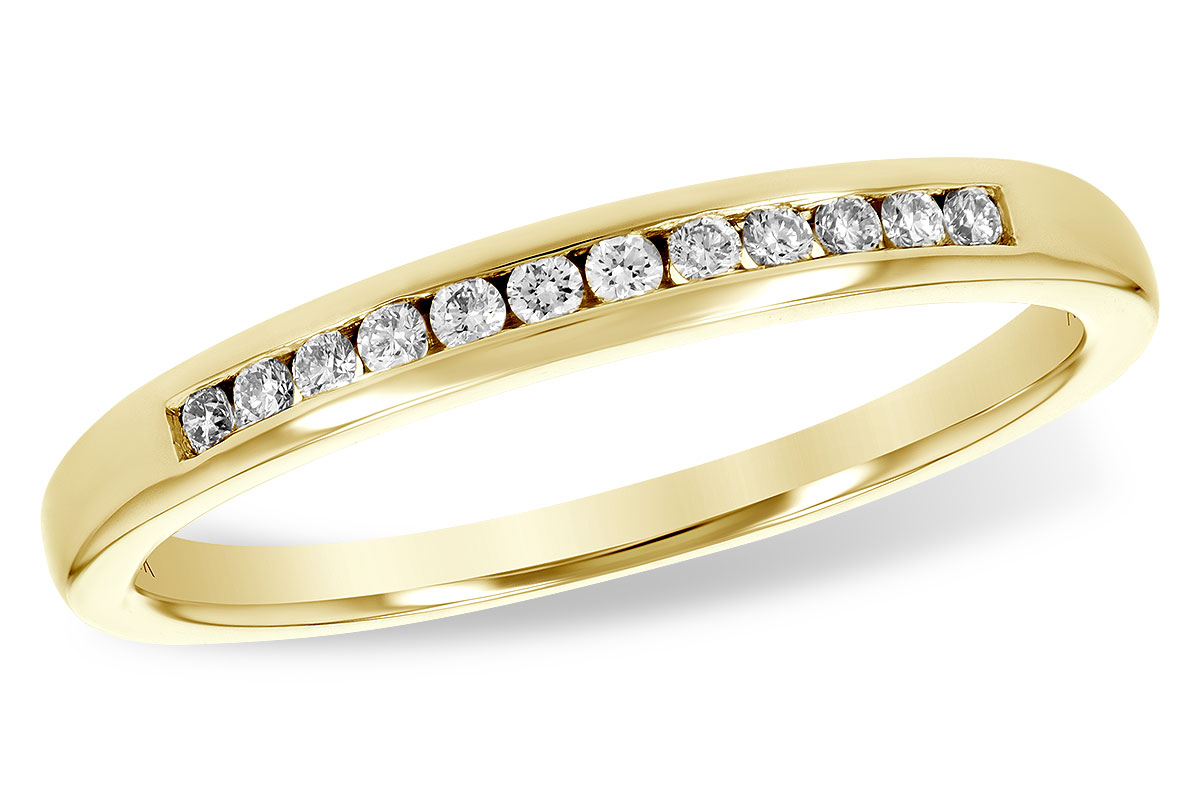 B224-80608: LDS WED RG .12 TW (12 STONES)
