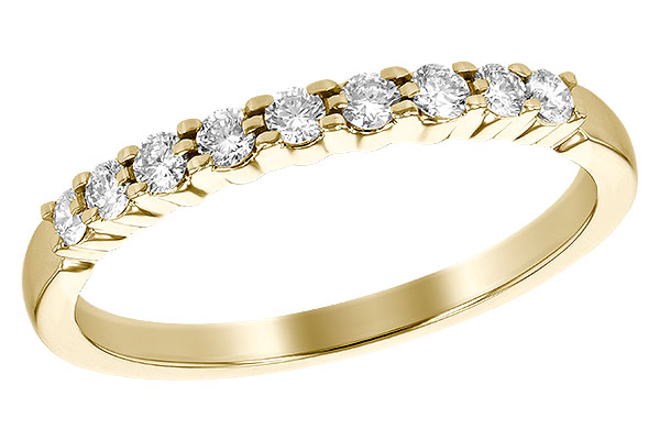 B225-68780: LDS WED RG .25 TW (9 STONES)