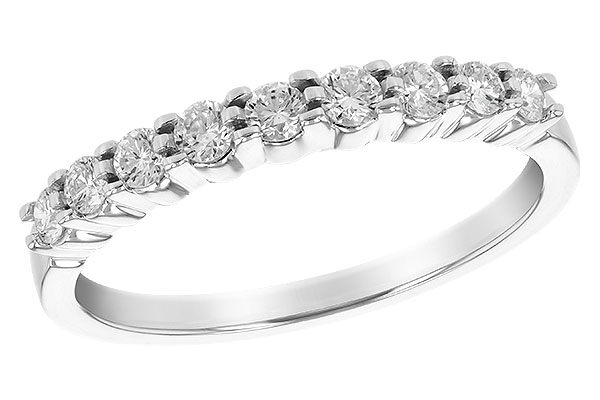 B225-68817: LDS WED RG .33 TW (9 STONES)