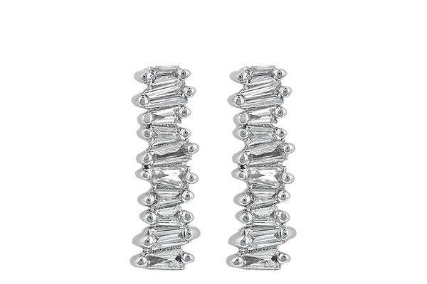 B226-58817: EARR .21 TW BAGUETTES