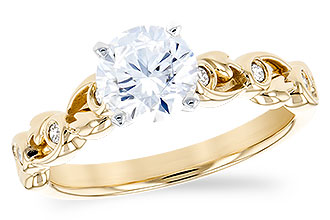 B226-60626: LDS SEMI DIA RG .08 TW