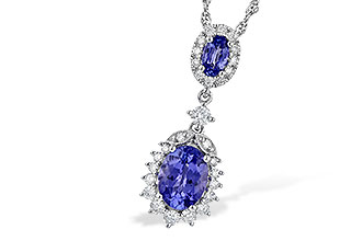 B226-60635: NECK 1.26 TW TANZANITE 1.60 TGW