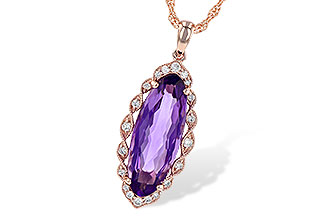 B226-62380: NECK 3.60 AMETHYST 3.74 TGW