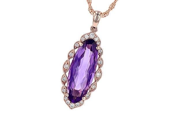 B226-62380: NECK 3.60 AMETHYST 3.74 TGW