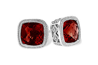 B309-27908: EARR 2.50 TW GARNET