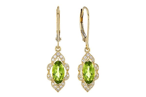 B309-34253: EARR 1.25 PERIDOT 1.40 TGW