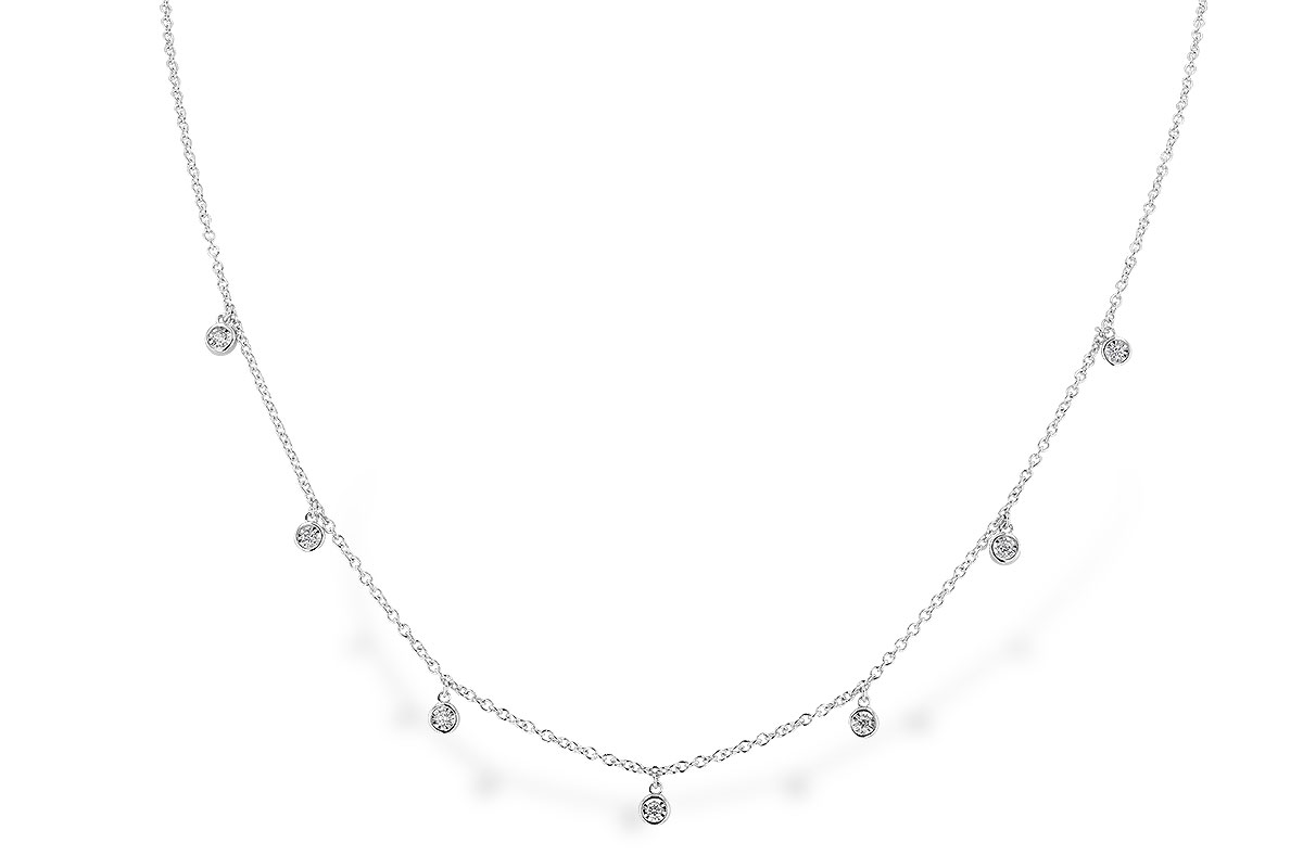 B310-19717: NECKLACE .12 TW (18")
