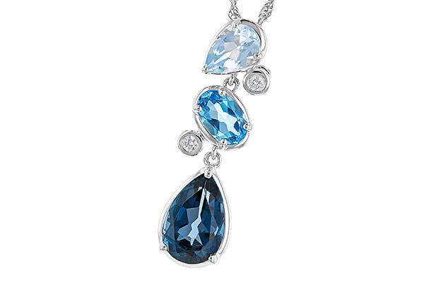 B310-21535: NECK 1.99 TW BLUE TOPAZ 2.02 TGW