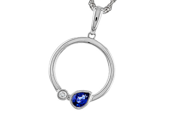 B311-11535: NECKLACE .26 SAPPHIRE .28 TGW