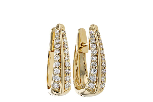 B311-12408: EARRINGS .50 TW