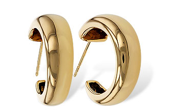 B311-16926: GOLD EARRINGS (20MM)