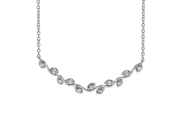 B311-16953: NECKLACE .25 TW (18")