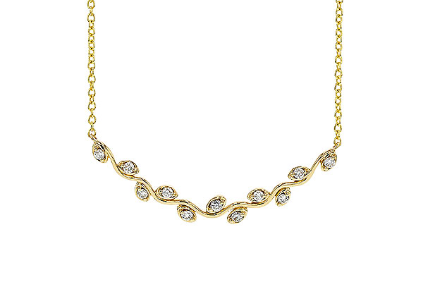 B311-16953: NECKLACE .25 TW (18")