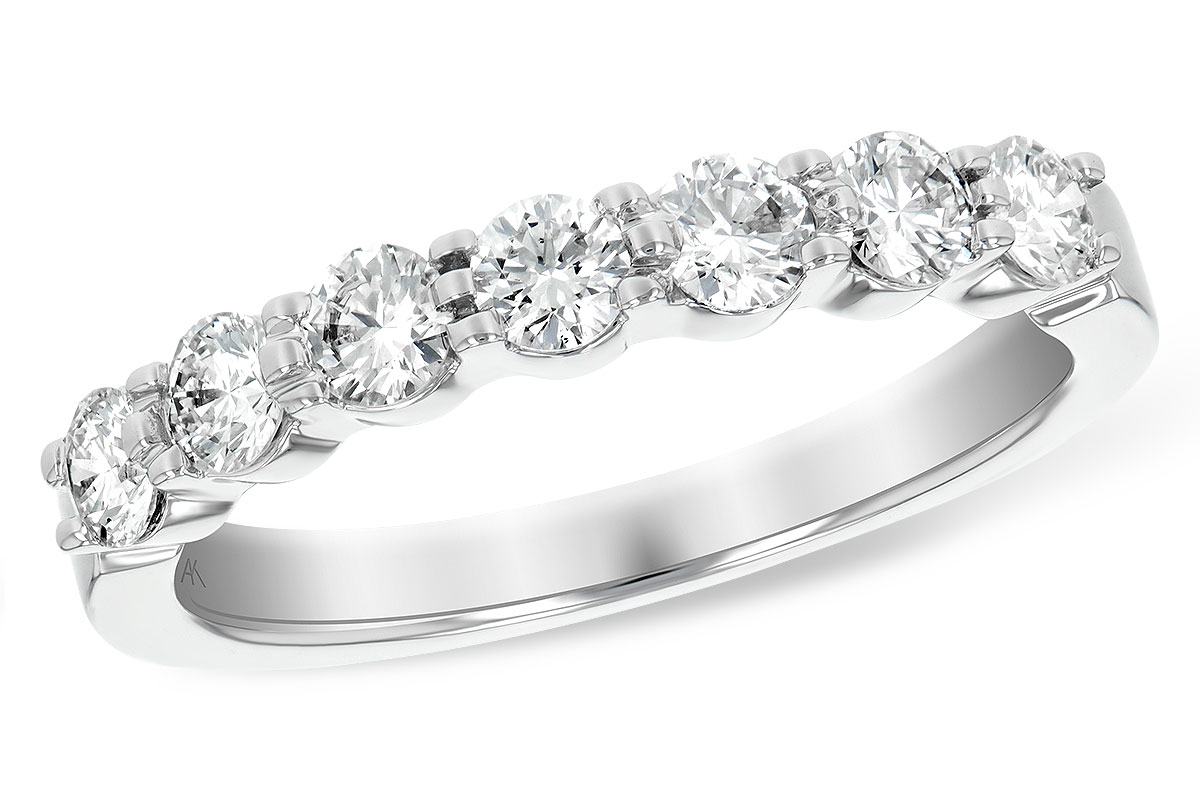 C129-33362: LDS DIA WED RG .75 TW (7 STONES)