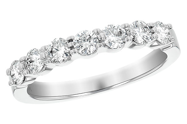 C129-33362: LDS DIA WED RG .75 TW (7 STONES)