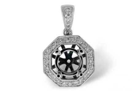 C132-02444: SEMI PENDANT .25 TW