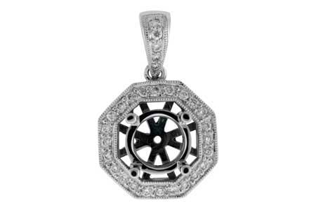 C132-02444: SEMI PENDANT .25 TW